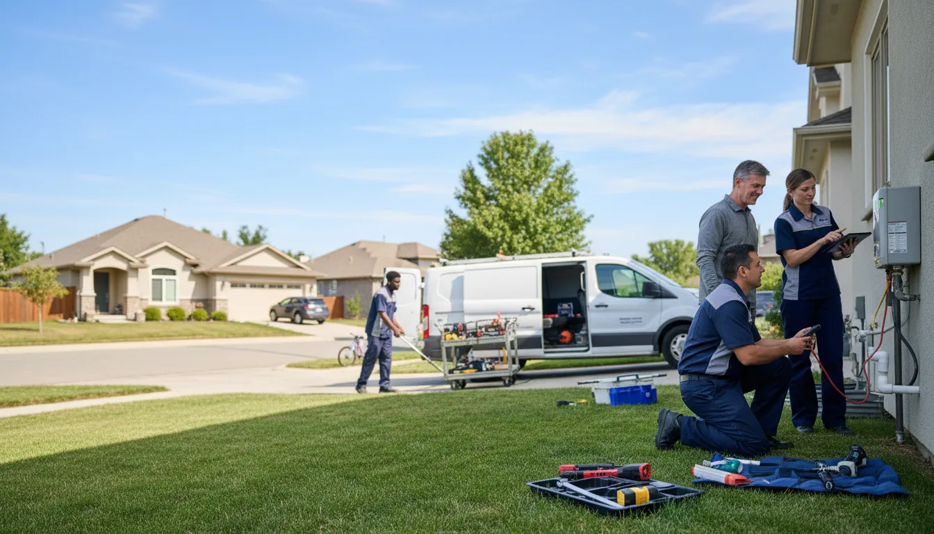 Tankless water heater service in Truesdale, IA